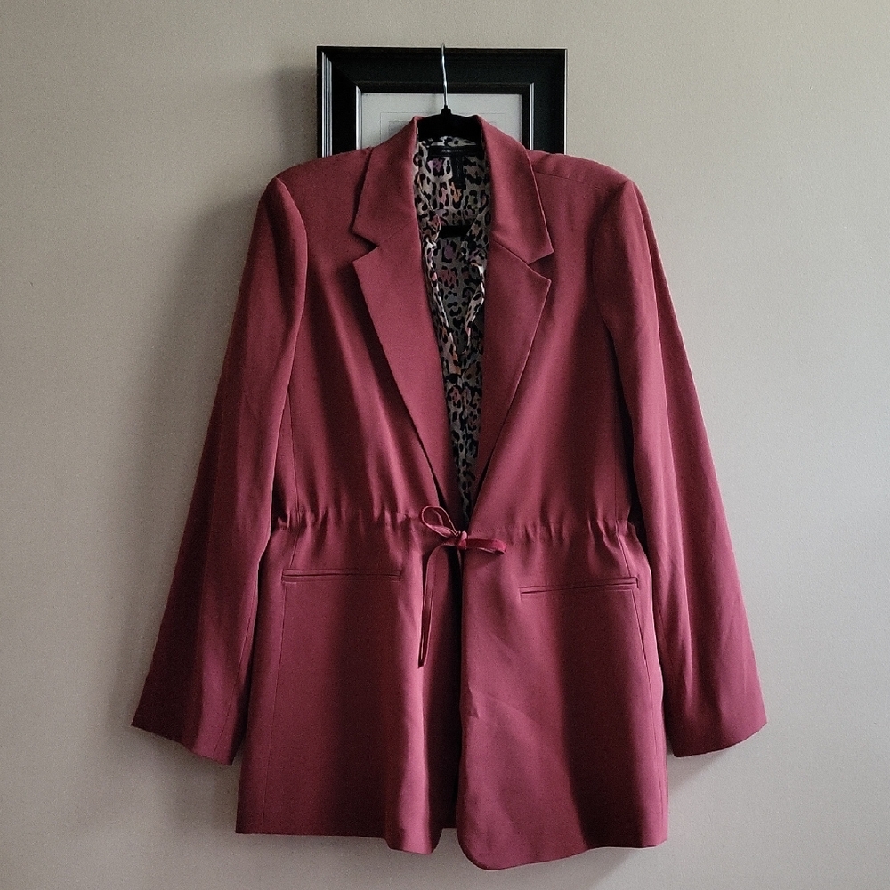 NWOT kate spade mauve-pink tailored blazer